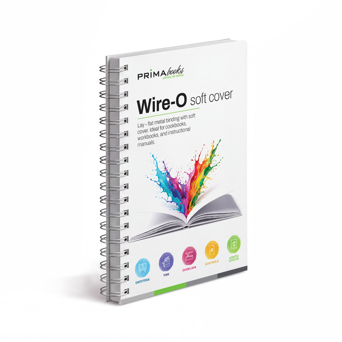 PrimaBooks Wire-O book with soft cover